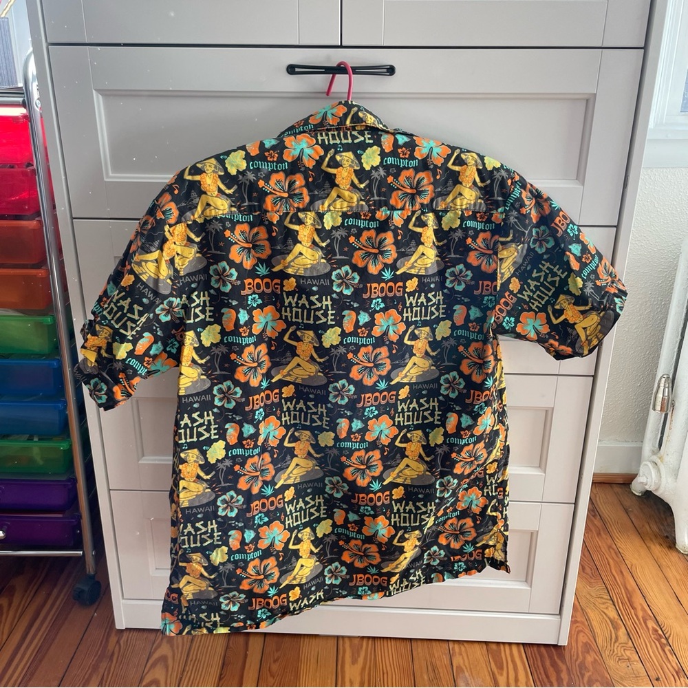 Hawaiian J Boog Button-Up Shirt